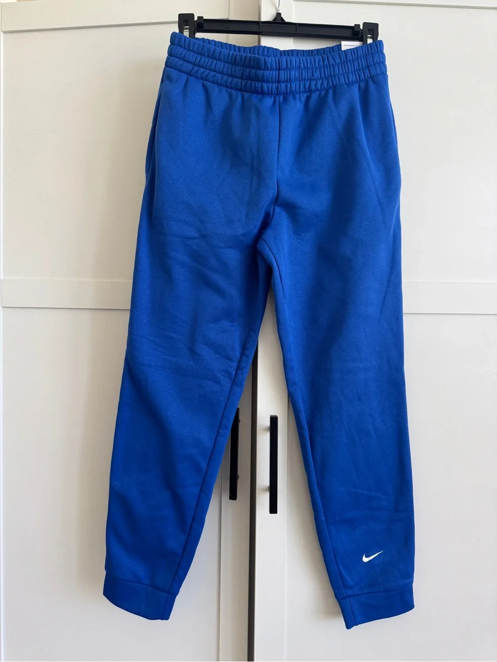 Nike Kids Bright Blue Sweat Joggers with Swoosh